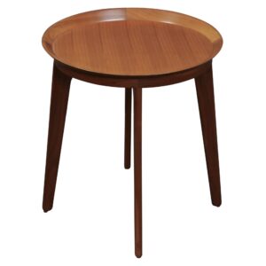 19 In Used Wood Veneer Occasional Table, Walnut