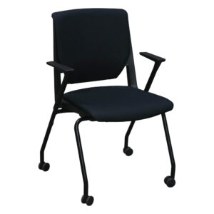 Haworth Very Mobile Side Chair Used, Black