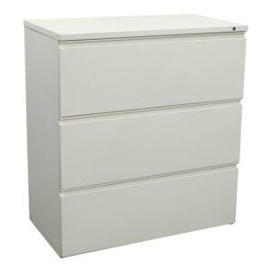 Herman Miller Used 3 Drawer 36 Inch Lateral File, White