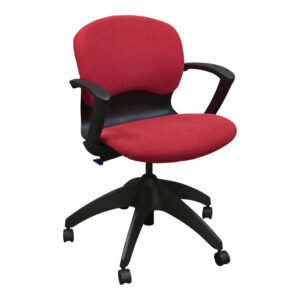 Knoll SoHo Used Work Chair, Red and Black