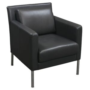 Steelcase Coalesse Switch Used Club Chair, Gray Leather