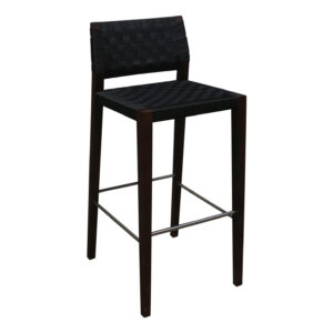 Andreu World Used Wood Stool, Black