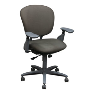 Haworth Improv HE Series Used Task Chair w Gray Frame, Warm Taupe