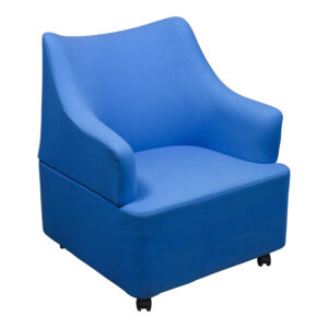 Herman Miller Plex Used Mobile Club Chair, Blue
