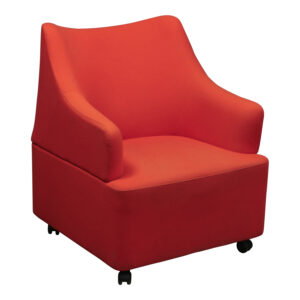 Herman Miller Plex Used Mobile Club Chair, Orange