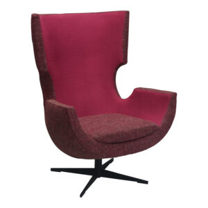 Martin Brattrud Used High Wing Back Chair, Firefinch and Plum