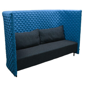 Naughtone Pullman Used Privacy Lounger, Blue and Gray