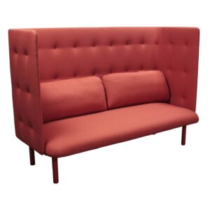 Poppin QT Privacy Used 74 In Lounger, Salmon
