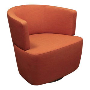 Steelcase Coalesse Used Barrel Style Guest Chair, Orange