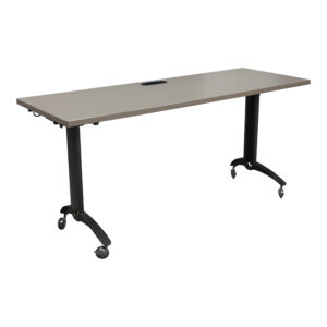 Versteel Used 24x66 Inch Laminate Training Table, Gray