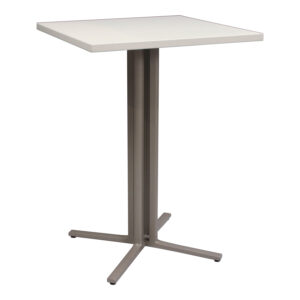 Herman Miller Everywhere Used 30 In Square Standing Height Meeting Table, Off-White