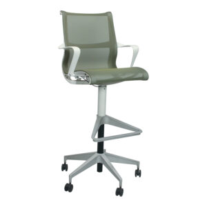 Herman Miller Setu Used Mesh Stool, Khaki