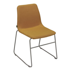 Naughtone Viv Used Stack Chair, Mustard Yellow