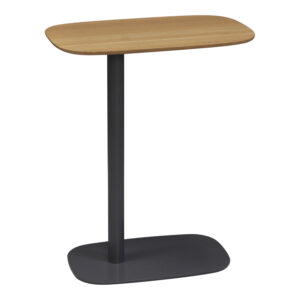 Used Personal Laminate Table, Natural Wood