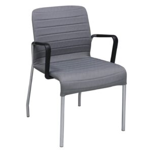 Global Used Guest Stack Chair, Gray