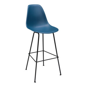 Herman Miller Eames Used Molded Plastic Stool, Blue