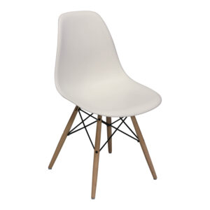 Herman Miller Eames Used Molded Side Chair, White