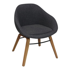 Naughtone Always Used Side Chair, Gray