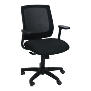Used Mesh Back Conference Chair, Black