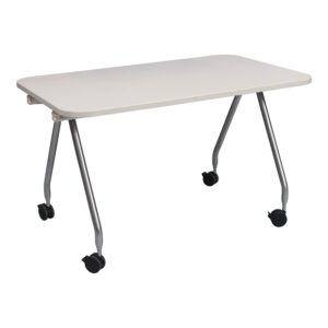 Vitra 29x47 Used Mobile Laminate Table, White
