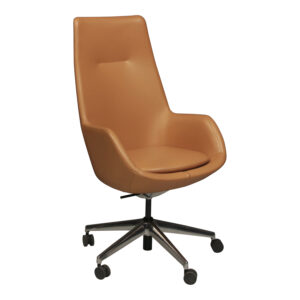 Allsteel Retreat Used Executive High Back Conference Chair, Bengal