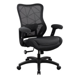 Avalon by goSIT XL Mesh Back Task Chair w Plush Seat, Black