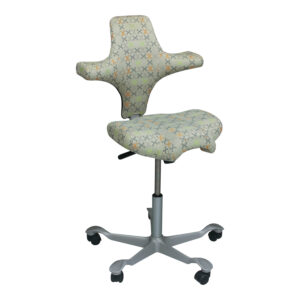HAG Capisco Used Sit to Stand Chair Task Chair, Multi-color Pattern