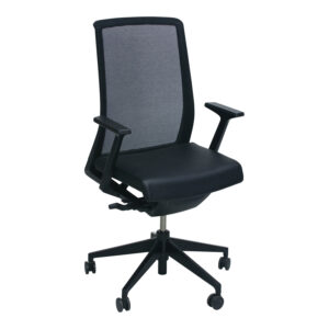 Haworth Very Conference Chair Used Mesh Back, Black