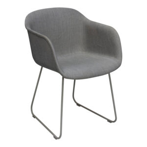 Modern Used Sled Base Guest Chair, Gray