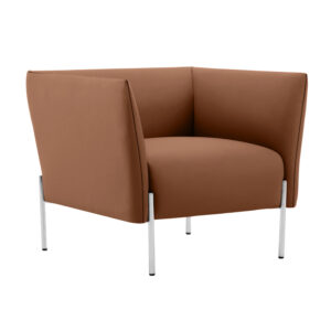 Monterey by goSIT Faux Leather Lounge Chair, Camel