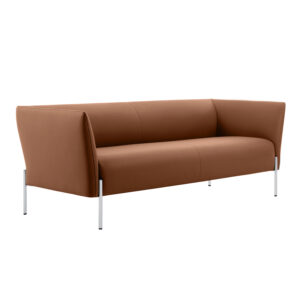 Monterey by goSIT Faux Leather Lounge Three Seater, Camel