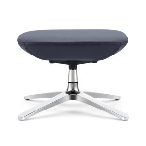 Riviera Ottoman by goSIT in Faux Leather, Blue