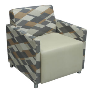 Steelcase Coalesse Used Two-Tone Guest Chair, Cream and Gray