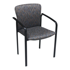 Steelcase Turnstone Used Stack Chair, Blue and Bronze