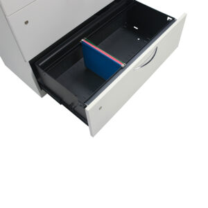 Steelcase Used 5 Drawer 36 Inch Lateral File, White