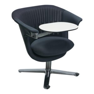Steelcase i2i Used Mesh Lounge Chair w Tablet, Graphite
