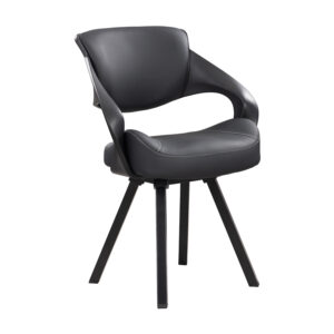 Sterling by goSIT Plus PU Leather Guest Chair, Black