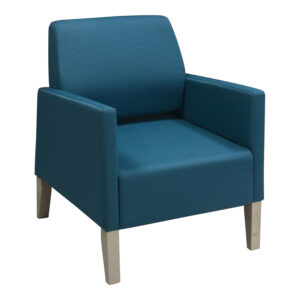 Global Calidon Used Club Chair, Blue
