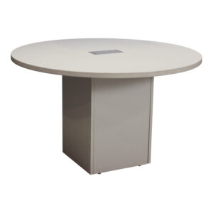 Haworth Used 42 In Laminate Meeting Table, White