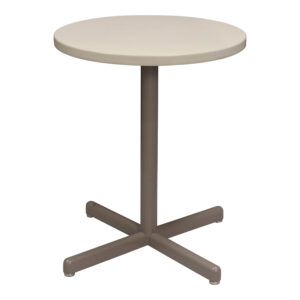 Haworth Used Round 24 In Laminate Table, Putty