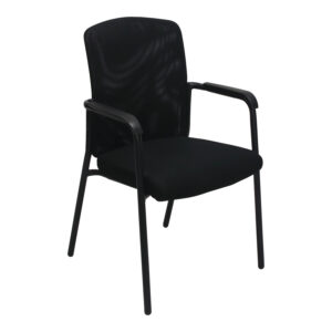 Hon Used Mesh Back Side Chair, Black
