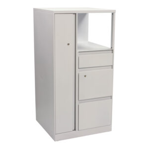 Steelcase Answer Used Storage Tower Left, White