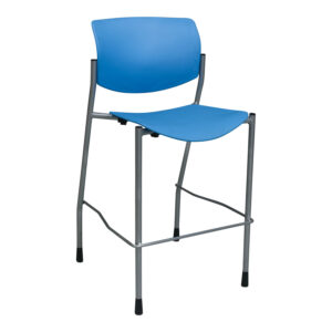 9to5 Shuttle Used Bar Stool, Blue