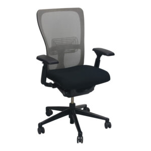Haworth Zody Classic Gray Mesh Back Used Task Chair, Black