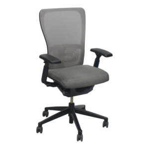 Haworth Zody Classic Gray Mesh Back Used Task Chair, Gray Pattern Seat