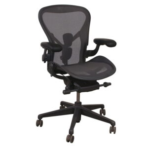 Herman Miller Aeron Used Posturefit SL Size A Remastered V2, Graphite