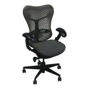 Herman Miller Mirra 1 Used Felt Back Task Chair, Felt Aireweave Seat