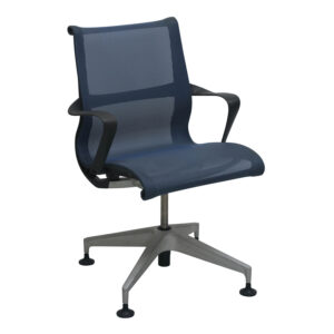 Herman Miller Setu Used Side Chair, Blue