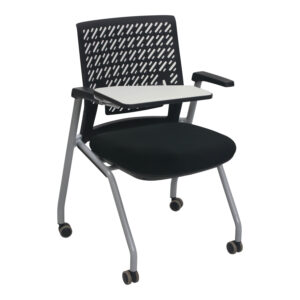Safco Thesis Used Mobile Nesting Chair w Tablet, Black
