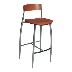 Altek Used Wood Stool, Cherry